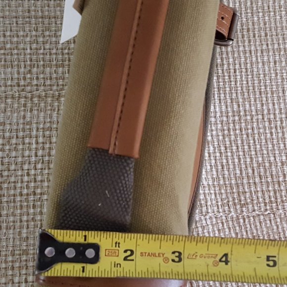 Cutter & Buck Messenger Bag Canvas/Leather *Embossed, AS IS - Picture 16 of 16